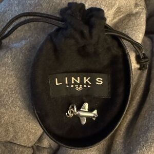 Links of London Silver Airplane Charm